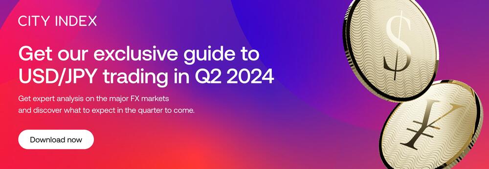 Get our exclusive guide to USD/JPY trading in Q2 2024
