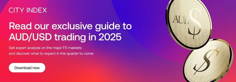 Get our exclusive guide to AUD/USD trading in 2025