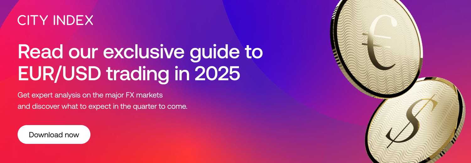 Get our exclusive guide to EUR/USD trading in 2025
