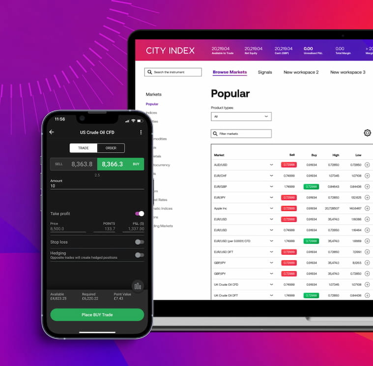 Trading platforms and apps