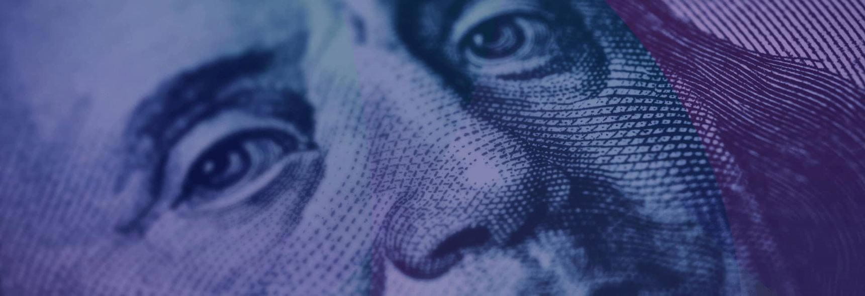 Close-up of bank note