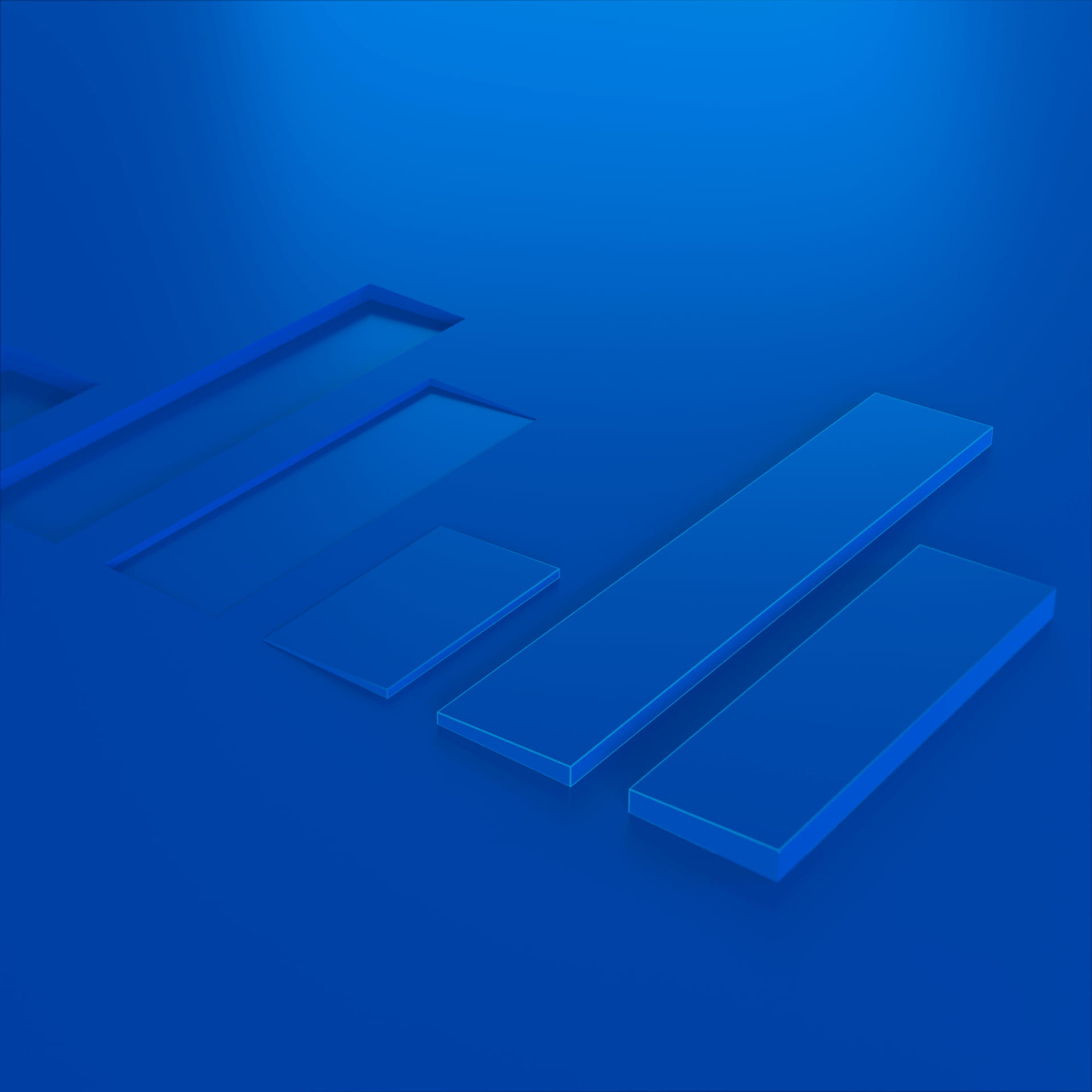 Bar charts on blue background