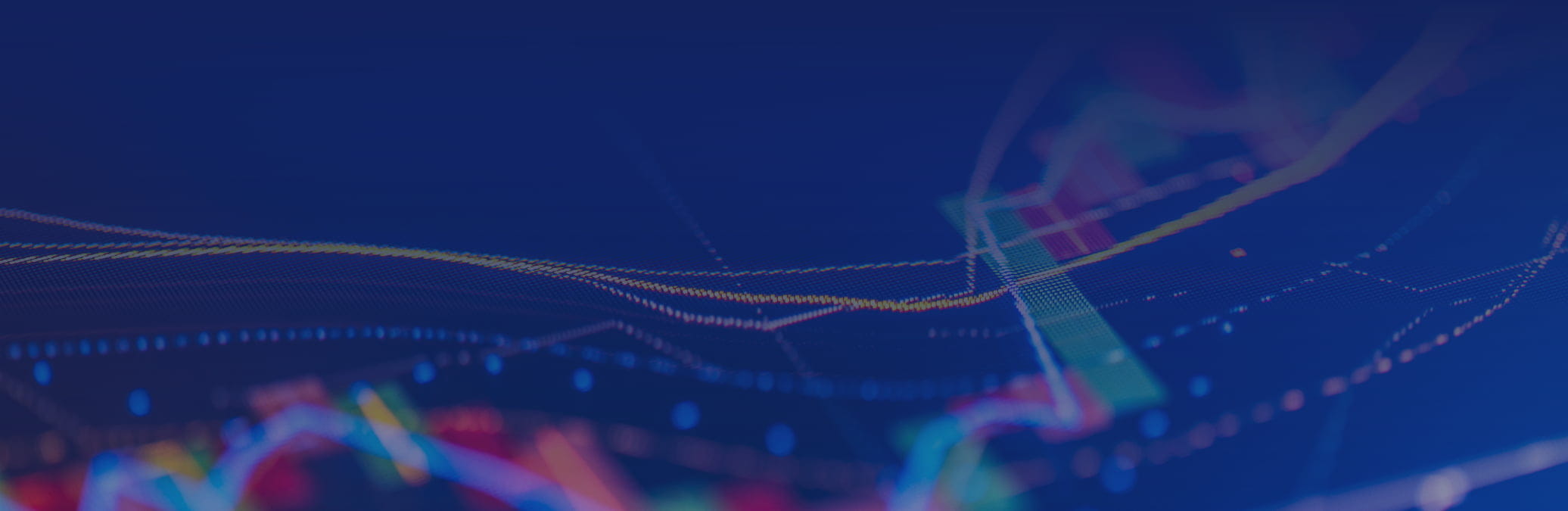 Close-up of trading charts